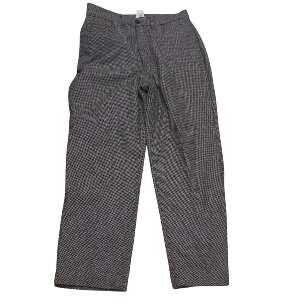 L.L. Bean Wool Gray Herringbone Trousers- Lined